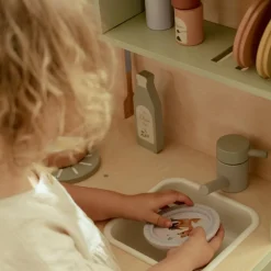 Cuisine en bois Vert Enfant Cuisine Enfant