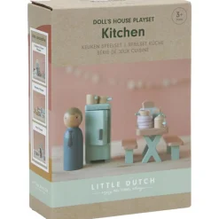 Best Cuisine et accessoires en bois pour maison de poupées Accessoires Pour Univers De Jeu