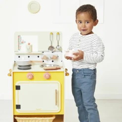 Best Cuisinière en bois Mamie Soleil (11 pièces) Enfant Cuisine Enfant