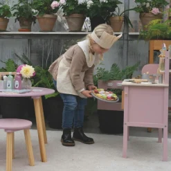 Best Cuisinière en bois rose Enfant Cuisine Enfant
