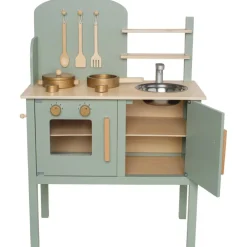 Best Cuisinière en bois Verte Enfant Cuisine Enfant