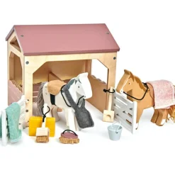 Sale Écurie en bois Figurines De Jeu