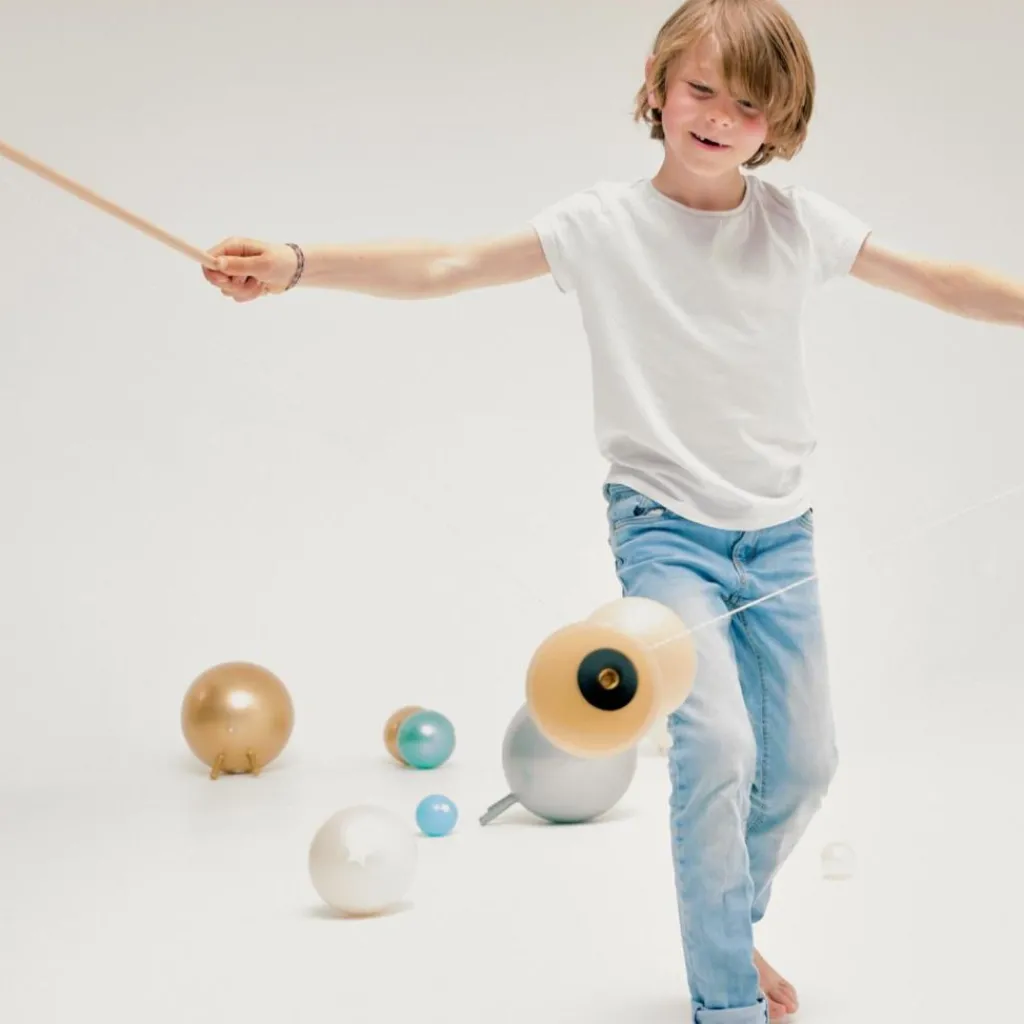 Hot Diabolo beige pailleté Jeu D'Adresse