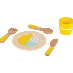 Janod Dînette en bois (20 pièces)