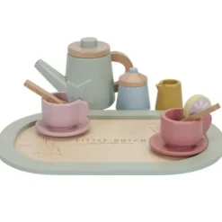 New Dînette service à thé en bois Dînette Et Aliments Factices