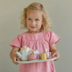 New Dînette service à thé en bois Dînette Et Aliments Factices