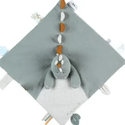 Hot Doudou attache sucette bio Stégi le stégosaure TSO Doudou Attache Sucette