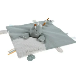 Hot Doudou attache sucette bio Stégi le stégosaure TSO Doudou Attache Sucette
