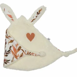 Hot Doudou attache sucette Caramel forest lapin petit cœur (35 x 25 cm) Doudou Attache Sucette