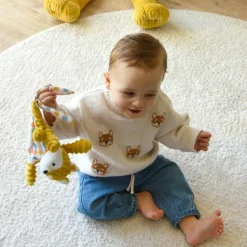 Les Déglingos Doudou attache sucette Cyranos le Renard