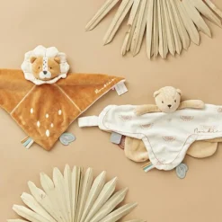 Sale Doudou attache sucette en veloudoux Babou Doudou Attache Sucette