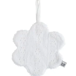 Hot Doudou attache sucette fleur Calm blanc Doudou Attache Sucette