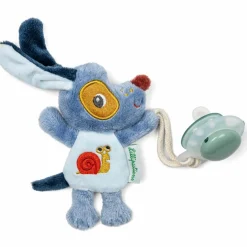 Sale Doudou attache sucette Jules Mini ami de la nuit Doudou Attache Sucette