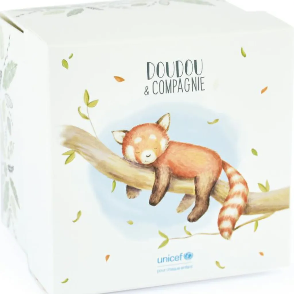 Doudou et Compagnie Doudou attache sucette Panda roux