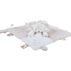 Noukie's Doudou attache sucette Snow Bali, Moka & Snow