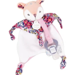 Doudou et Compagnie Doudou attache-sucette Boh'aime Faon (20 cm)