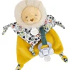 Doudou et Compagnie Doudou attache-sucette Boh'aime Lion (20 cm)