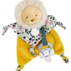 Doudou et Compagnie Doudou attache-sucette Boh'aime Lion (20 cm)