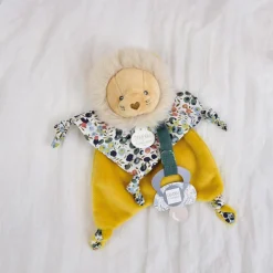 Doudou et Compagnie Doudou attache-sucette Boh'aime Lion (20 cm)