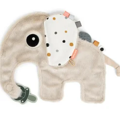 Doudou attache-sucette Elphee Sable Doudou Attache Sucette