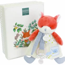 Doudou et Compagnie Doudou attache-sucette Romarin Le Renard (19 cm)