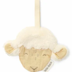 Discount Doudou attache-tétine en gaze de coton Mouton Doudou Attache Sucette