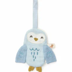 Outlet Doudou attache-tétine en gaze de coton Chouette Forest Friends Doudou Attache Sucette