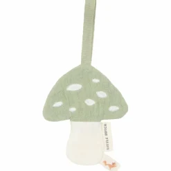 New Doudou attache-tétine en gaze de coton Champignon Doudou Attache Sucette
