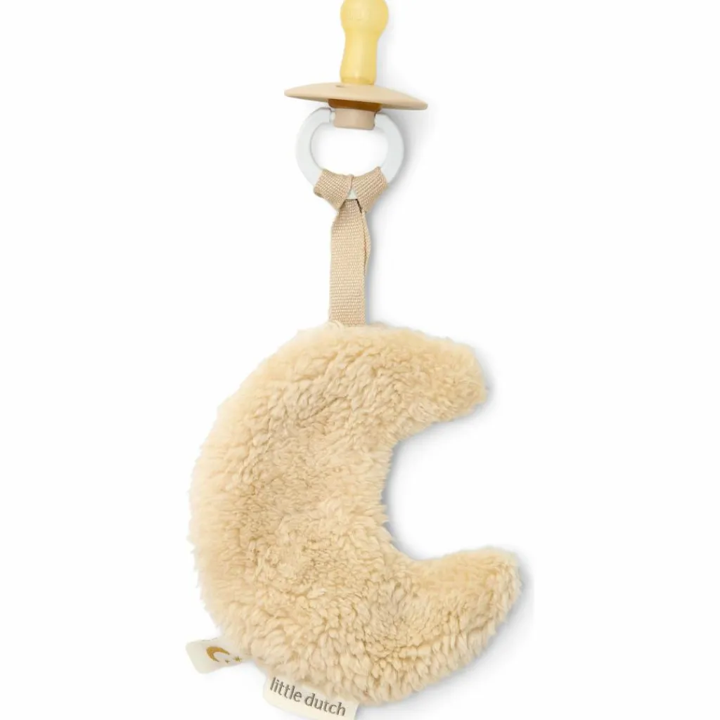 Little Dutch Doudou attache-tétine Lune Pure Soft Beige