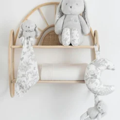Doudou Augustin le lapin gris Doudou Plat