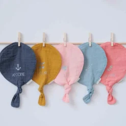 Outlet Doudou ballon Jaune moutarde (personnalisable) Doudou Plat