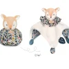Outlet Doudou boule 3 en 1 Faon Les petits futés Doudou Plat