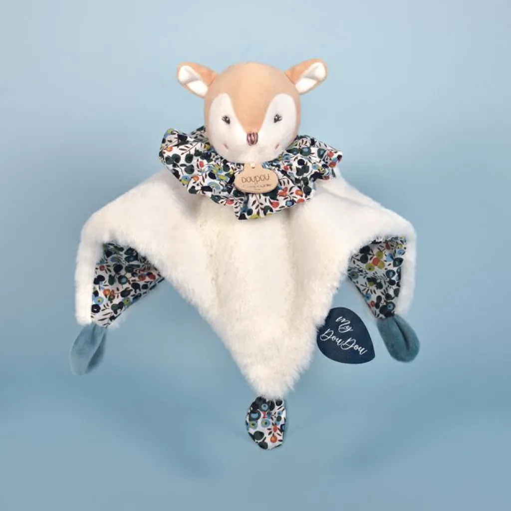 Outlet Doudou boule 3 en 1 Faon Les petits futés Doudou Plat
