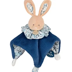 Clearance Doudou boule 3 en 1 Lapin bleu Les petits futés Doudou Plat