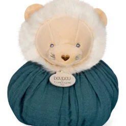 Outlet Doudou boule 3 en 1 Lion Les petits futés Doudou Plat