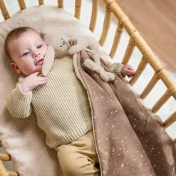 Nattou Doudou couverture Lapidou phosphorescent Sable