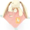 Doudou et Compagnie Doudou hochet Lapin Ciboulette Dans mon jardin (21 cm)