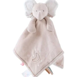 Clearance Doudou jour et nuit Bali, Moka & Snow Doudou Attache Sucette