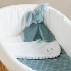 Discount Doudou Lapidou Glow phosphorescent Vert de gris Doudou Attache Sucette