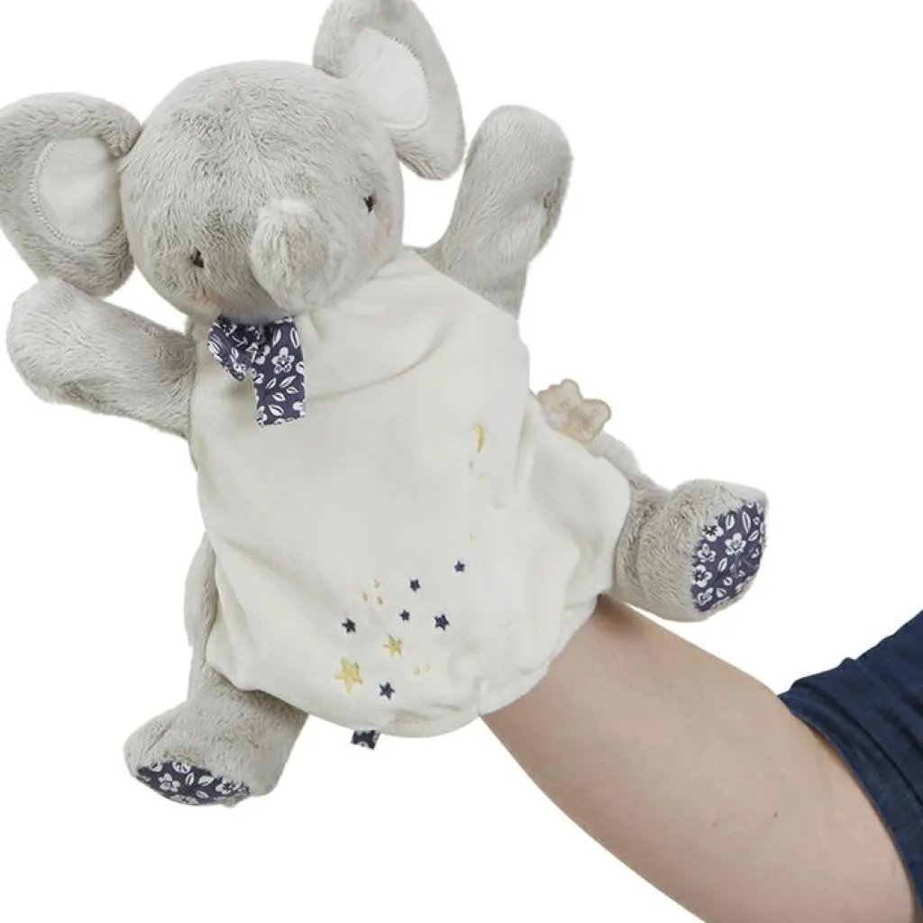 Kaloo Doudou marionnette éléphant (24 cm)