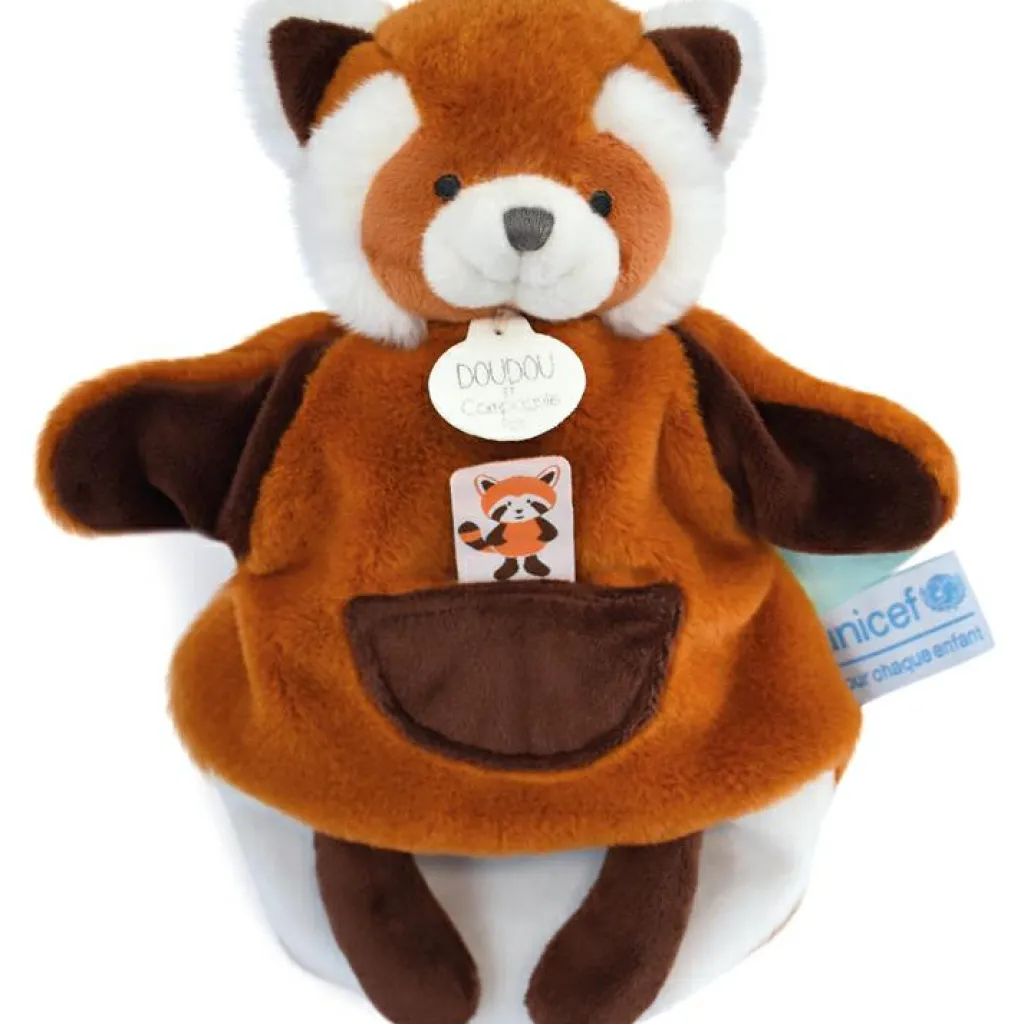 Doudou et Compagnie Doudou marionnette Panda roux