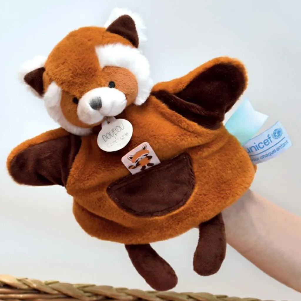 Doudou et Compagnie Doudou marionnette Panda roux