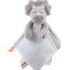 New Doudou marionnette Triceratops Ops en veloudoux greige (27 cm) Doudou Marionnette