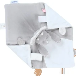 New Doudou marionnette Triceratops Ops en veloudoux greige (27 cm) Doudou Marionnette