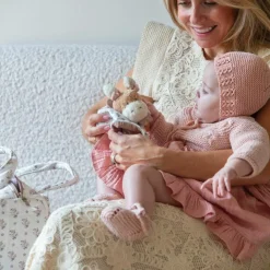 Walking Mum Doudou âne Botton Fleurs