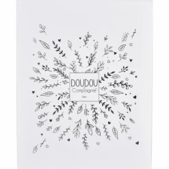 Hot Doudou Ours Cape Blanc (25 cm) Doudou Plat