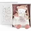 Doudou et Compagnie Doudou Ours cape Rose (25 cm)