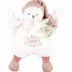 Doudou et Compagnie Doudou Ours cape Rose (25 cm)