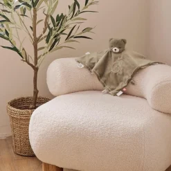 Doudou Ours réversible Jour et Nuit Orso Doudou Marionnette