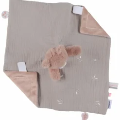 Noukie's Doudou Ours réversible Jour et Nuit Orso